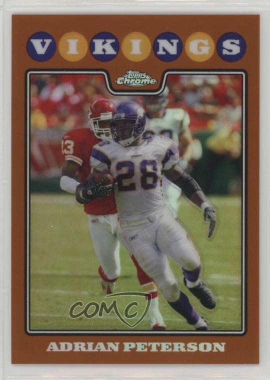 2008 Topps Chrome Copper Refractor /425 Adrian Peterson #TC39