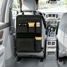 Car Seat Storage Bag, Oxford Cloth W/ Secure Zipped Pockets, 24.41 16.54"