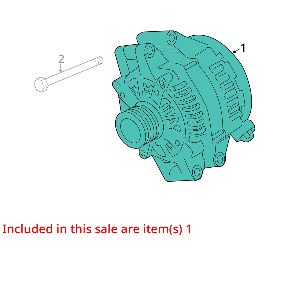 2012 BMW X5 Alternator OEM 126K Miles - LKQ436906521 - Изображение 4 из 4