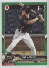 2018 Bowman Draft Green 52/99 Jake McCarthy #BD-94 1dm4