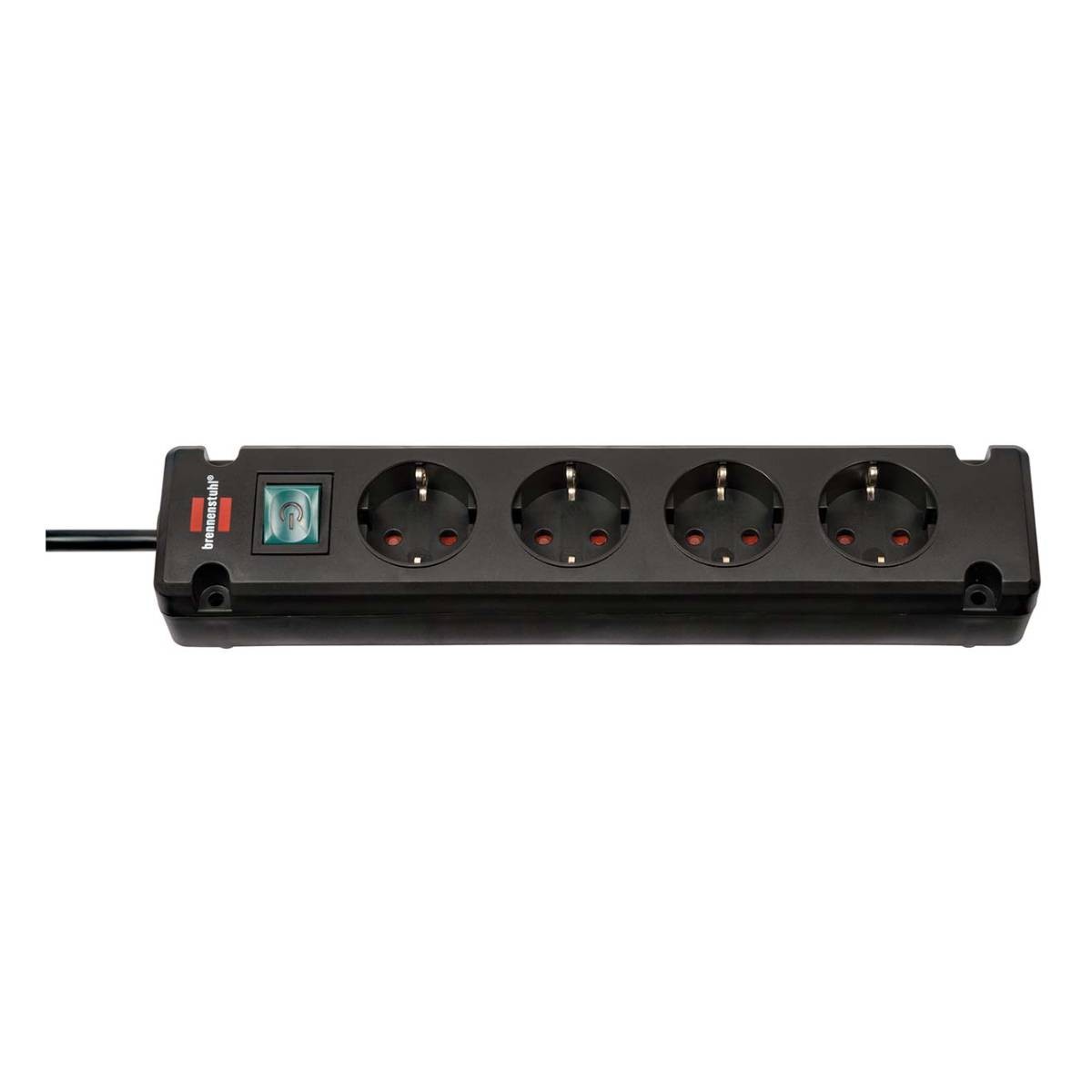 Multiprise 4 prises Brennenstuhl compacte pour organiser les câbles du meuble TV - 2