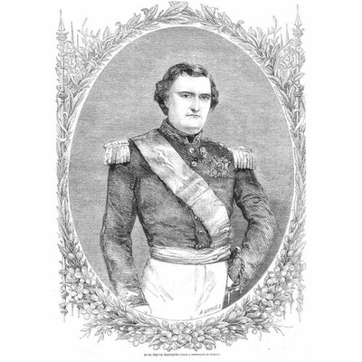 FRANCE His Imperial Highness Prince Napoleon - Antique Print 1859