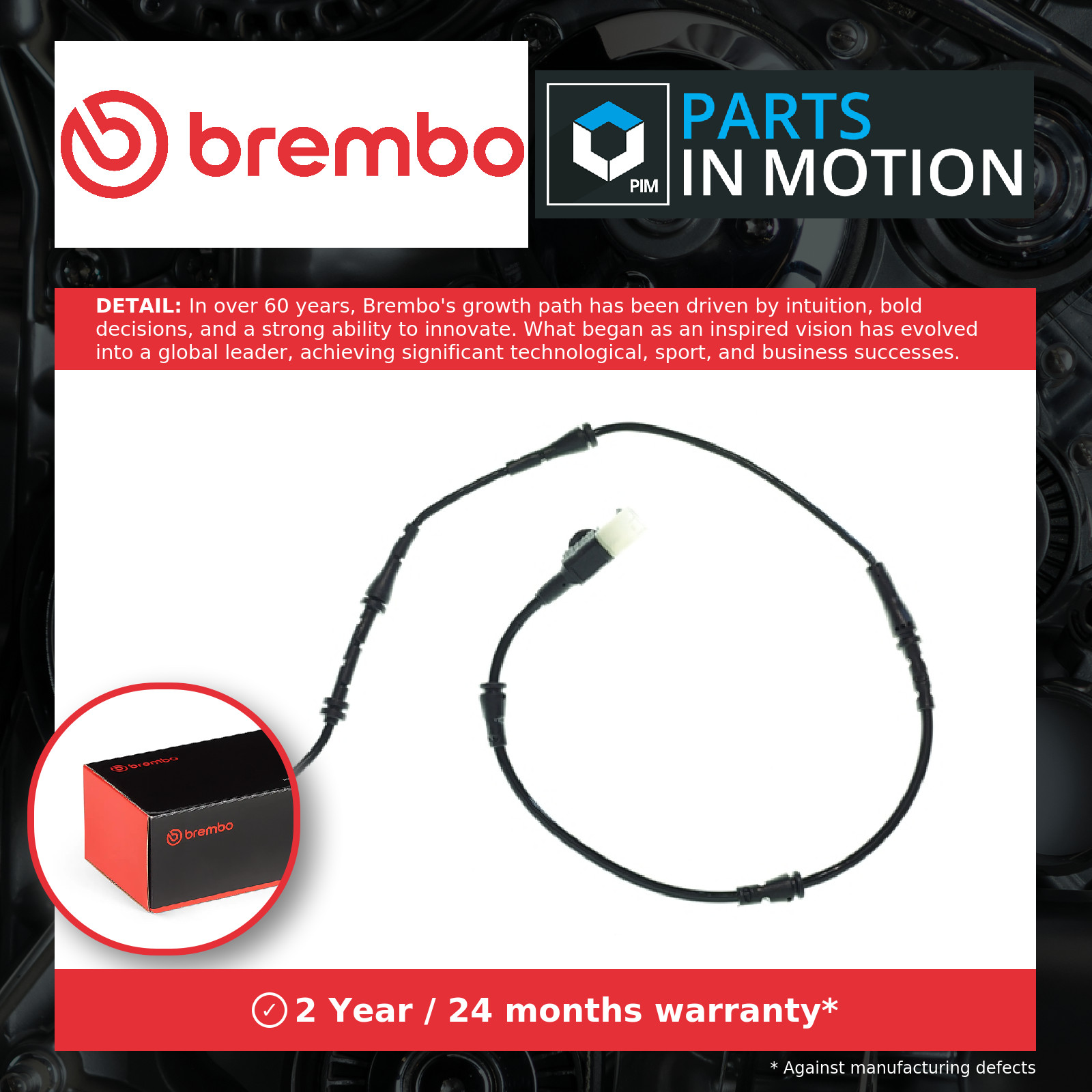 Brake pad wear sensor Disc Brake A 00 532 BREMBO for LAND ROVER DISCOVERY SPORT - Image 5