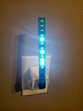 new night light plug-in white binary counter USB (charger not included)