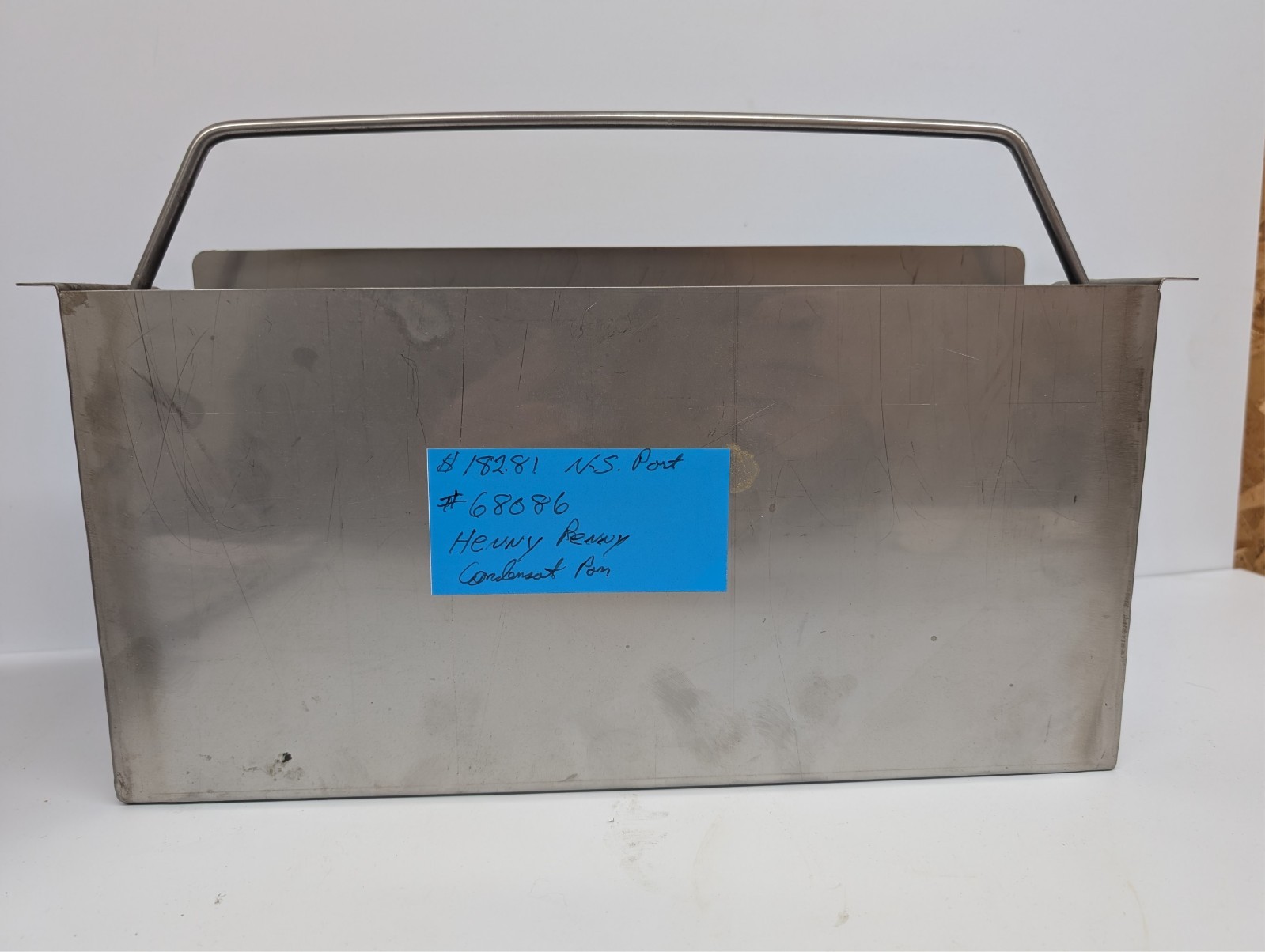 Henny Penny 68086 14 1/4" Condensate Drain Pan Stainless Steel