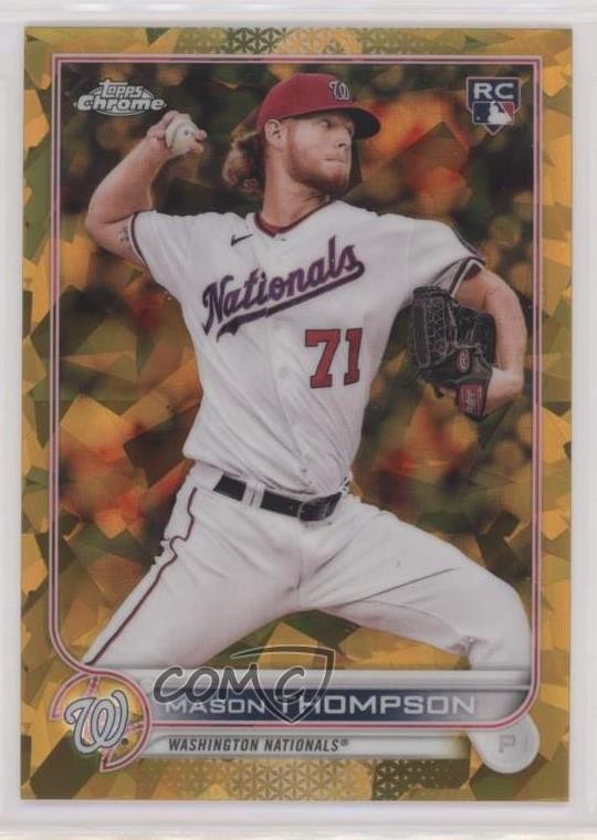 2022 Topps Chrome Sapphire Edition Gold /50 Mason Thompson #38 Rookie RC