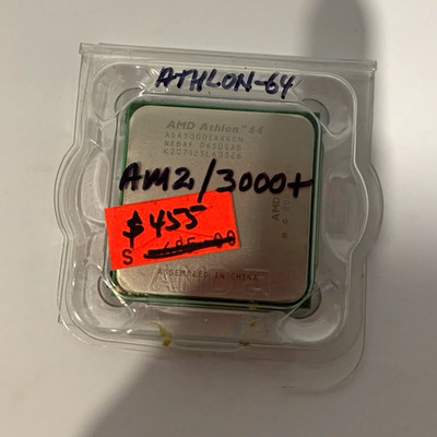 AMD Athlon 64 3000+ 1.8GHz Socket AM2 512KB Cache 1000MHz ADA3000IAA4CN