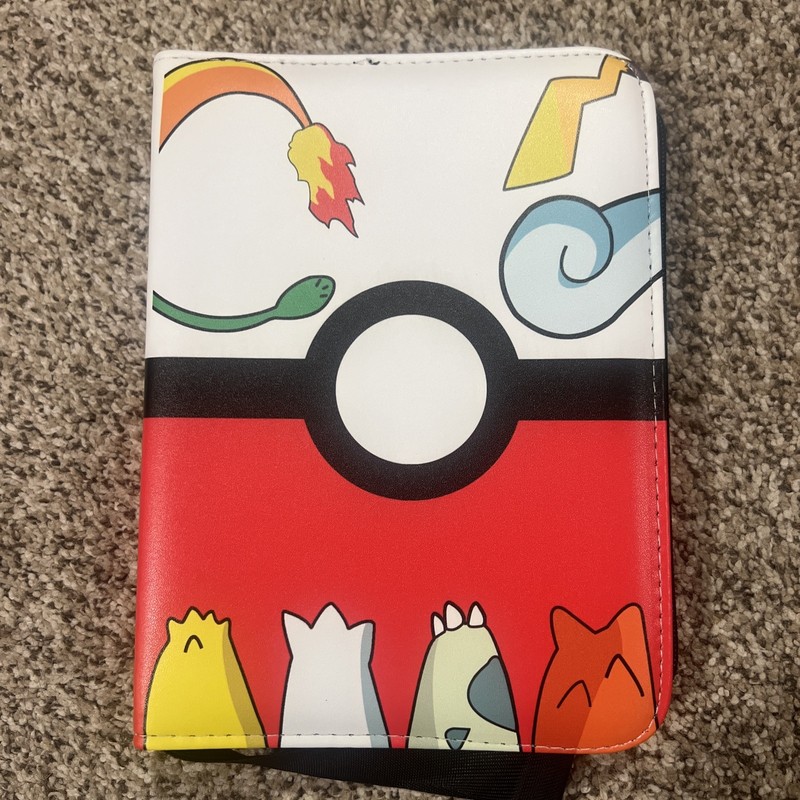 Pokemon Card Binder, Trading card binderFit for 400 Cards, with 50 Removable