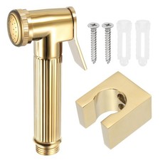 Handheld Bidet Sprayer for Toilet Metal Bathroom Sprayer Kit, Gold