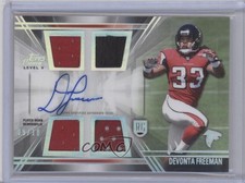 2014 Topps Prime Level 5 Relic Silver Rainbow 9/10 Devonta Freeman Auto 0a1