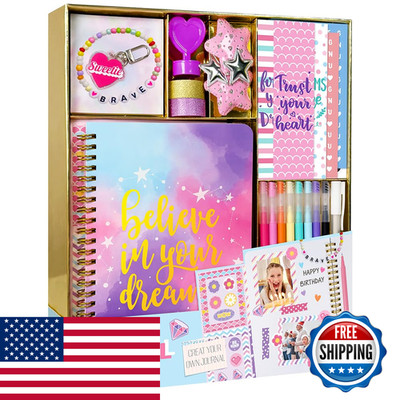 Nollh Diy Journal Kit For Girls - 26Pcs Diy Journal Set For Tween Teen Girls