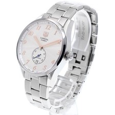 TAG Heuer Carrera Heritage WAS2112 39mm SS Silver Dial Automatic Watch #C8892