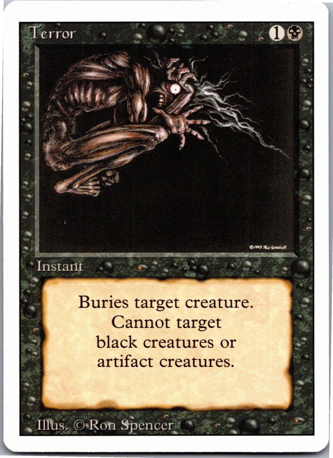 Terror - C - MTG: Revised Edition (3ED - ) 1994 [LP]
