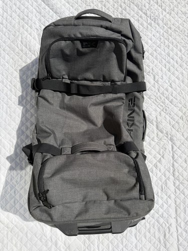 DAKINE Large 31” Split Roller Travel Luggage Suitcase Bag Black Storm Gray 100L
