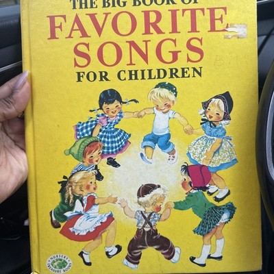 Dorothy Berliner Commins The Big Book of Favorite Songs For Children by 1951 Vtg