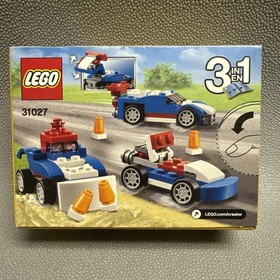 LEGO CREATOR: Blue Racer (31027) Car Traffic Cones 67pc Boxed Set 3 In 1