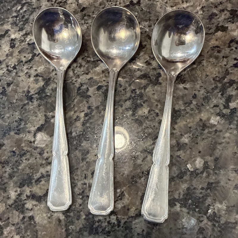 Beard Stainless Steel Soup Spoons Set Of 3 Korea