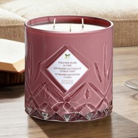 Nature's Mark Glass Candle 1.58kg - Wild Rhubarb and Lime Scent