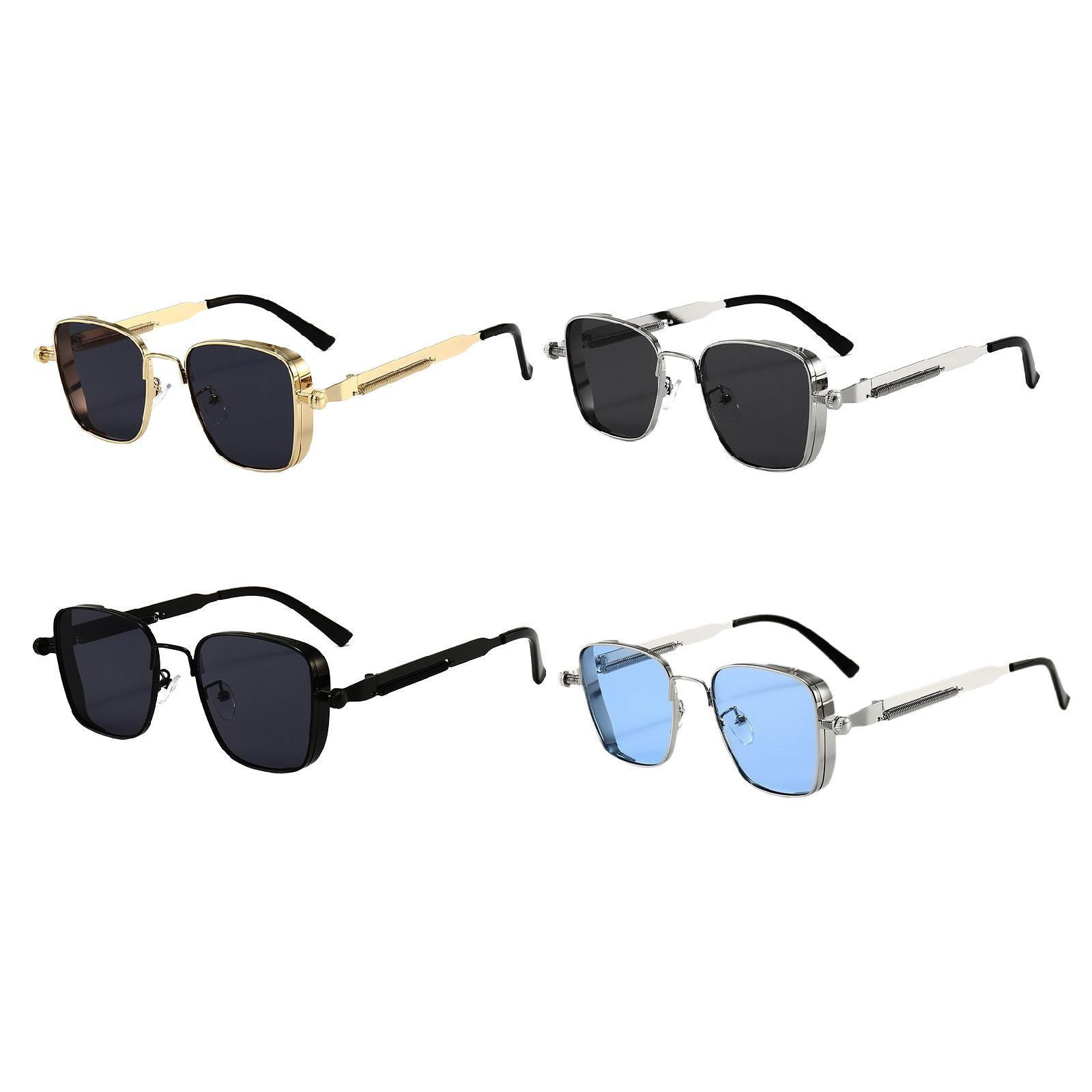 Men Square Sunglasses for Travel Fishing & Outdoor Sports UV Protection  
