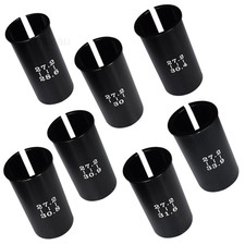 Set of 7 Sizes Bike Seat Post Adapter Shim Seat Post Adapter Bicycle Seat Tube