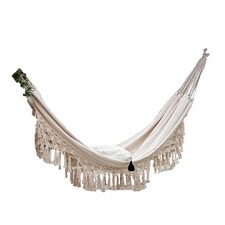 Tassel Canvas Hammock Garden Tassel Hammock Double People Outdoor Canvas