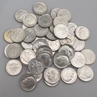 1964-D Roosevelt Dimes 90% Silver 10c Ten Cent Tube Original Roll ~ $5 Face