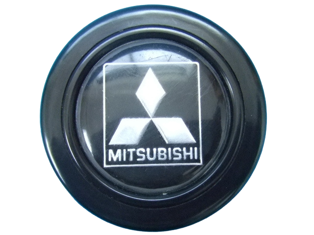 MOMO MITSUBISHI Horn Button Black JDM Lancer Eclipse Galant 3000