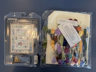 Dimensions Charts & Charms Gifts Of Friendship Count Cross Stitch Kit W/Floss Et