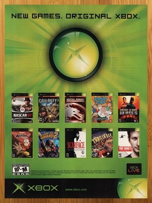 2006 Call of Duty 3/NASCAR 07/Tony Hawk's Project 8 Xbox Print Ad/Poster Pop Art