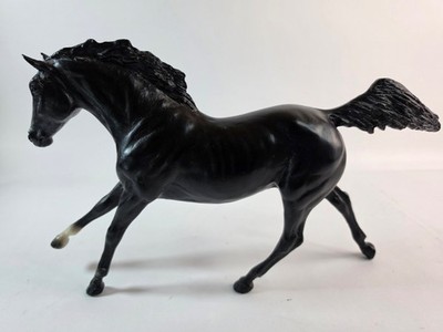 Vintage Breyer Horse Running Action Thoroughbred Stallion Black Beauty Model #89
