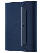 RFID Blocking Leather Passport & Card Holder, Dual Person Travel Passport Wal...