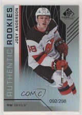 2018 Upper Deck SP Game Used Authentic Rookies Rainbow 92/298 Joey Anderson au7