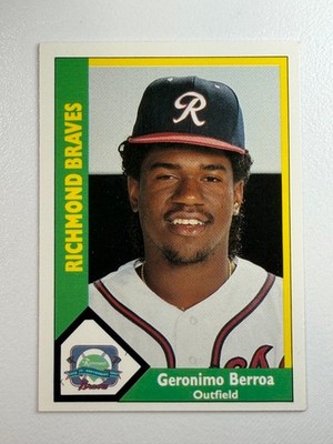 1990 CMC - Geronimo Berroa #16 Richmond Braves (Braves AAA)