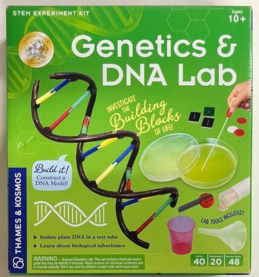 Genetics & DNA Lab STEM Experiment Kit Thames & Kosmos 665007 (NEW, SHIPS FREE)