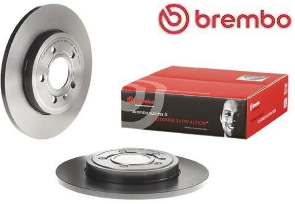 2X Bremsscheibe Brembo 08.A332.11 2 Bremsscheiben Hinterachse Hinten-image