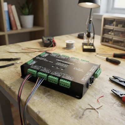 RGBW DMX Decoder 32 Kanal 96A Controller für LED Beleuchtung - DC5-24V