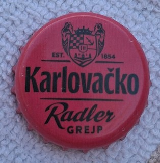 Kronkorken Karlovacko Radler Grejp Beer Kroatien