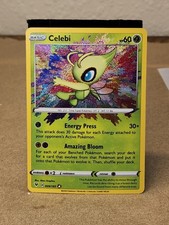 2020 Pokemon SWSH Vivid Voltage Celebi 9 /185 Amazing Rare Hologrphic Foil Holo on eBay