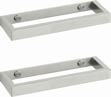 8'' Hand Towel Holder Towel Bar Wall Mount,Brushed Nickel,Pack of 2