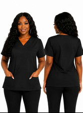 Black Scrub Set