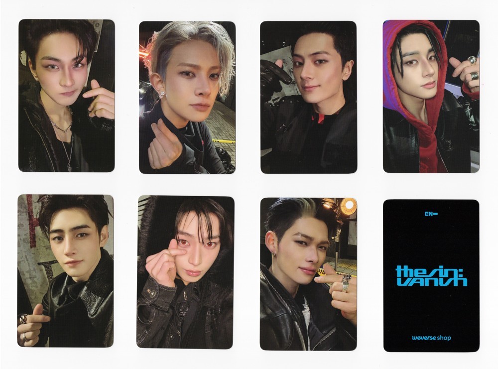 ENHYPEN the sin:vanish weverseトレカコンプセット ENHYPEN - THE SIN : VANISH [WEVERSE SHOP] YouTube GIFT EVENT