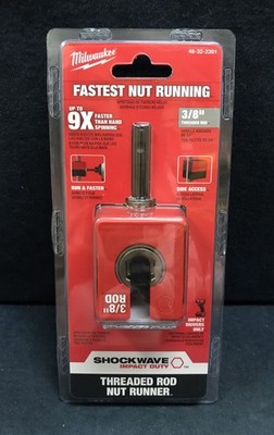 Milwaukee 48-32-2391 SHOCKWAVE Impact Duty 3/8'' Threaded Rod Nut Runner