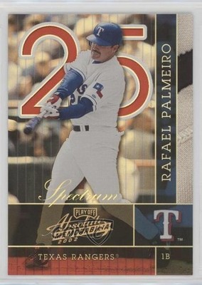 2002 Playoff Absolute Memorabilia Spectrum 46/100 Rafael Palmeiro #143 0o9