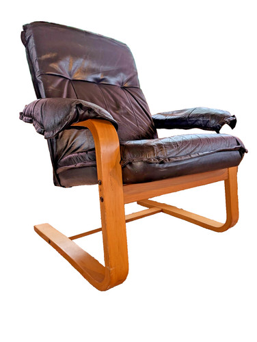 Vintage Cantilever Armchair Denmark 60s Easy Chair Danish Modern C29