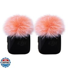 2 Pcs Furry Mic Windscreen for DJI Mic Mini - Mic Wind Muff Suitable for DJI