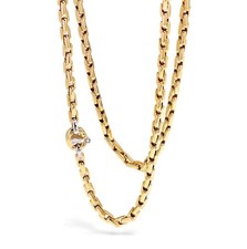 Collana catena uomo BARAKA GC201211GILU650002 Ritmika oro e diamanti