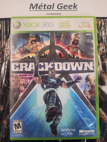 Crackdown Xbox 360 NoManual EN Tested Free Shipping in Canada !!