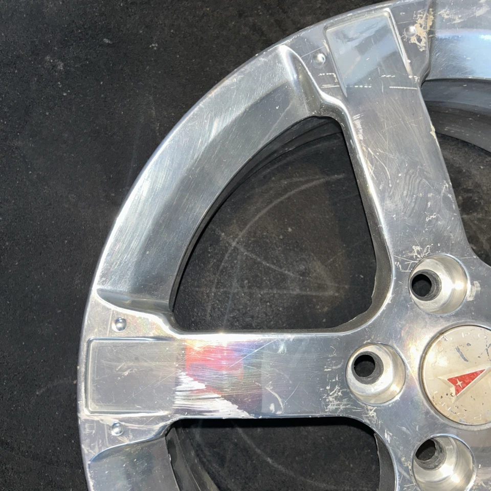 2007 - 2010 08 09 PONTIAC G6 17” POLISHED ALUMINUM WHEEL RIM OEM FACTORY MV2 - Image 2 of 4