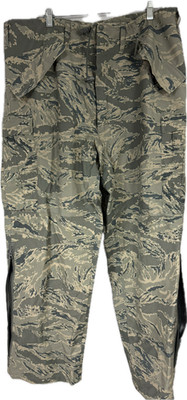 New USAF ABU APECS Snow Pants Gore-Tex Trousers Size LARGE REG Tiger Stripe