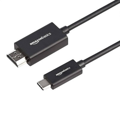 Amazon Basics USB-C to HDMI Cable Adapter 4K@60Hz, 6-Foot